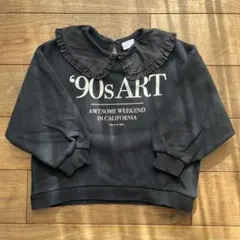 ZARA フリル襟 トレーナー