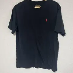 POLO ラルフローレン Vネック ブラックTシャツ サイズXL