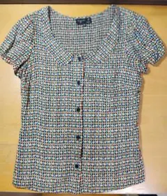 agnis b. 半袖ボタンシャツ 36