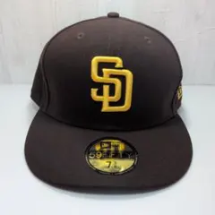 【美品】ニューエラ 59FIFTY　キャップ　パドレス　7 3/8　58.7cm