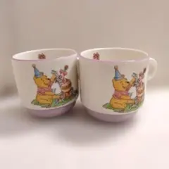 くまのプーさんとピグレット マグカップ 2個セット