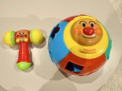 【美品】アンパンマン　おもちゃ2点