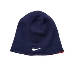【00s】NIKE ニット帽 ビーニー リバーシブル vintage Y2K