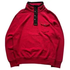 古着 Polo by Ralph Lauren ハーフジップ スウェット