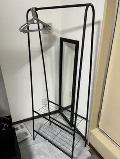 ハンガーラック ブラック