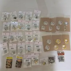 レザー金具　福袋34点　マグネホック　Dカン　ハトメ　カシメ