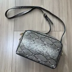 【専用】パイソン柄 ショルダーバッグ スクエア型