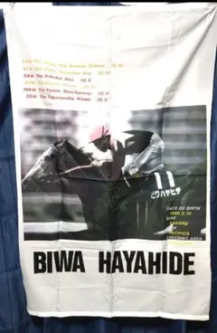 【BIWA HAYAHIDE】ビワハヤヒデのタペストリー 特別デザイン【非売品】