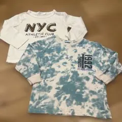 H&M 長袖カットソー 90センチ　2枚セット