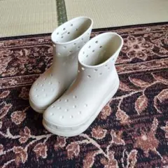 Crocs レインブーツ ホワイト M6 W8のサムネイル