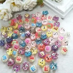 デコパーツ　かわいい　ビーズ　エムアンドエムズ　MM　プラパーツ　新品