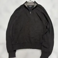 ✨美品✨ランズエンド　ハーフジップセーターL