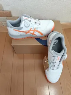 72 asics アシックス CP209 105 安全靴 クリーム×トープグレー - メルカリ