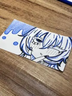 アニメスタイル手描きイラスト