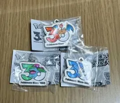 ポケモン 30周年 メタルチャームマスコット リザードン カメックス フシギバナ