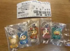 クレヨンしんちゃん めじるしアクセサリー　くま　コンプリートセット