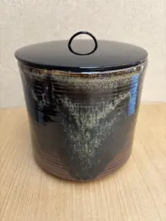 水指　瀬戸釉　一重口　宇田佐平作のサムネイル