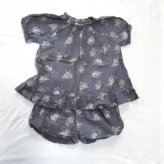 tete a tete花柄トップスとフリルショートパンツセット 90のサムネイル