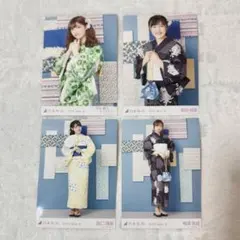 乃木坂46 2019 July 浴衣 生写真 4枚セット