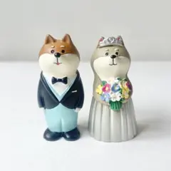 ウェディングマスコット ペア【犬】 新郎新婦のサムネイル