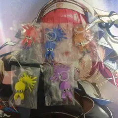 スプラトゥーン3 イカタコチャームマスコット 5個セット