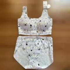 新品 sloggi ムーミン ブラジャー ショーツ セット Lのサムネイル