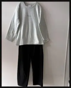 CHIP CLIP LOUNGE ルームウェア 上下セット L グレー×黒