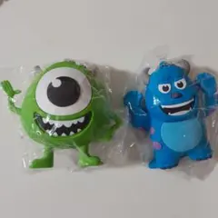 モンスターズインク 立体ラバーマスコット 2点