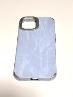 iPhone15 ケース ブルー シンプル 新品