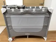 KATOJI カトージ ポータブルベビーベッド おむつ替えテーブル付