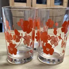 昭和レトロ ガラスコップ3個セット