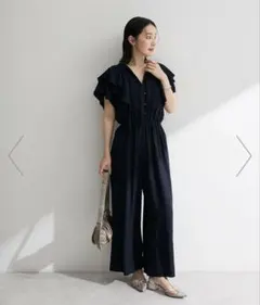 新品 タグ付き レディース オールインワン ダークネイビー グリーンパークのサムネイル