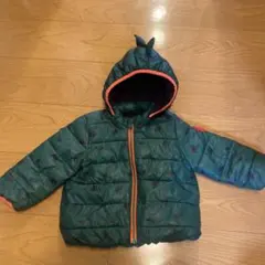 babyGap ベビーギャップ 恐竜 ダウンジャケット グリーン　18-24m