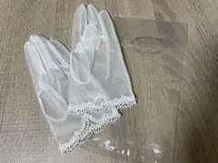 Love Tiara ウェディンググローブ　オーガンジーグローブ　ショート