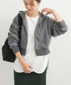 URBAN RESEARCH DOORS USAコットンラウンドヘムカットソー