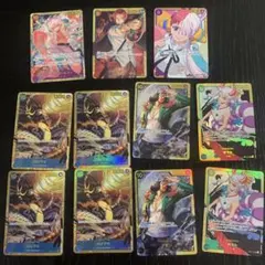 ワンピースカード　SECまとめ売り６種11枚