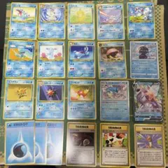ポケモンカード 水タイプエネルギー、トレーナー21枚セット