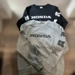 HONDA ホンダ トレーナー 2枚セット ブラックL グレーXLのサムネイル