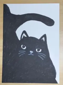 3589 【原画】手描き アナログイラスト 猫 - メルカリ