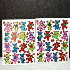 デッドベア グレイトフルデッド ダンシングベア キラキラシール