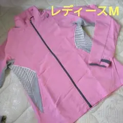 アシックス　上着　ジャンパー薄手　長袖 ピンク M 　スポーツウェアー　ナイロン