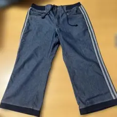adidas デニム クロップドパンツ メンズ Lのサムネイル