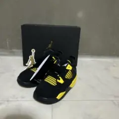 キッズ Nike air jordan 4 thunder サンダー ジョーダン