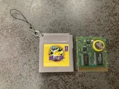 ゲームボーイカセット　ポケットモンスターピカチュウ　キーホルダー