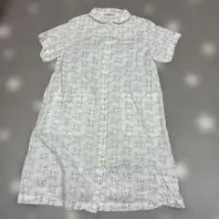 可愛い花柄　ロングシャツのサムネイル