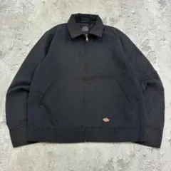 Dickies　アイゼンハワージャケット　アイク　S　ブラック　無地　古着