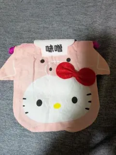 ハローキティ ご当地ガチャガチャ 巾着 名古屋味噌カツ