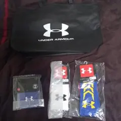 新品未使用未開封　靴下2足&リストバンド　エコバックつき