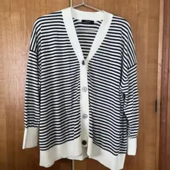 journal standardボーダーカーディガン