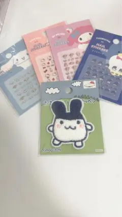 ネイルシール４種➕みみっちワッペン